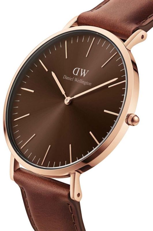 Годинник Daniel Wellington чоловічий колір коричневий (3063358) фото 2