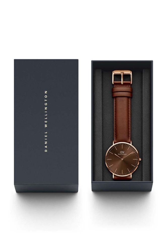 Годинник Daniel Wellington чоловічий колір коричневий (3063358) фото 3