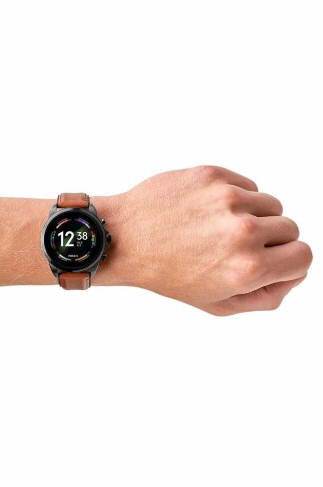 Smartwatch Fossil чоловічий колір чорний фото 9