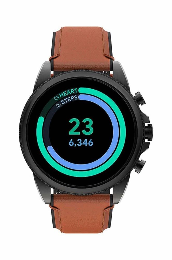 Smartwatch Fossil чоловічий колір чорний фото 5