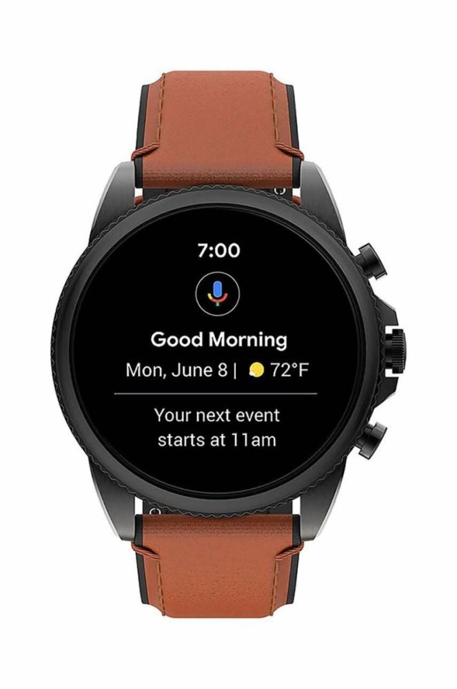 Smartwatch Fossil чоловічий колір чорний фото 7