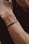 Браслет No More чоловічий колір срібний (3162181)