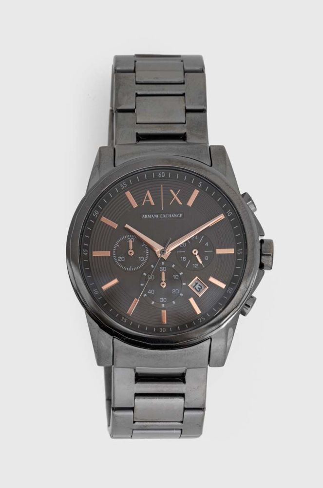 Годинник Armani Exchange чоловічий колір сірий (3174932)