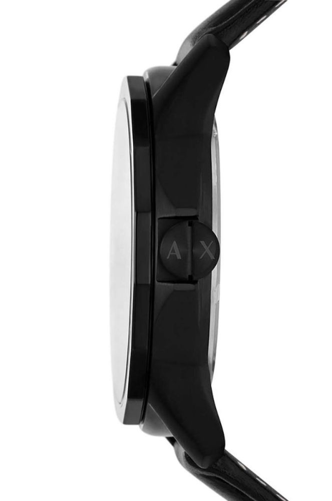 Годинник і браслет Armani Exchange колір чорний фото 3