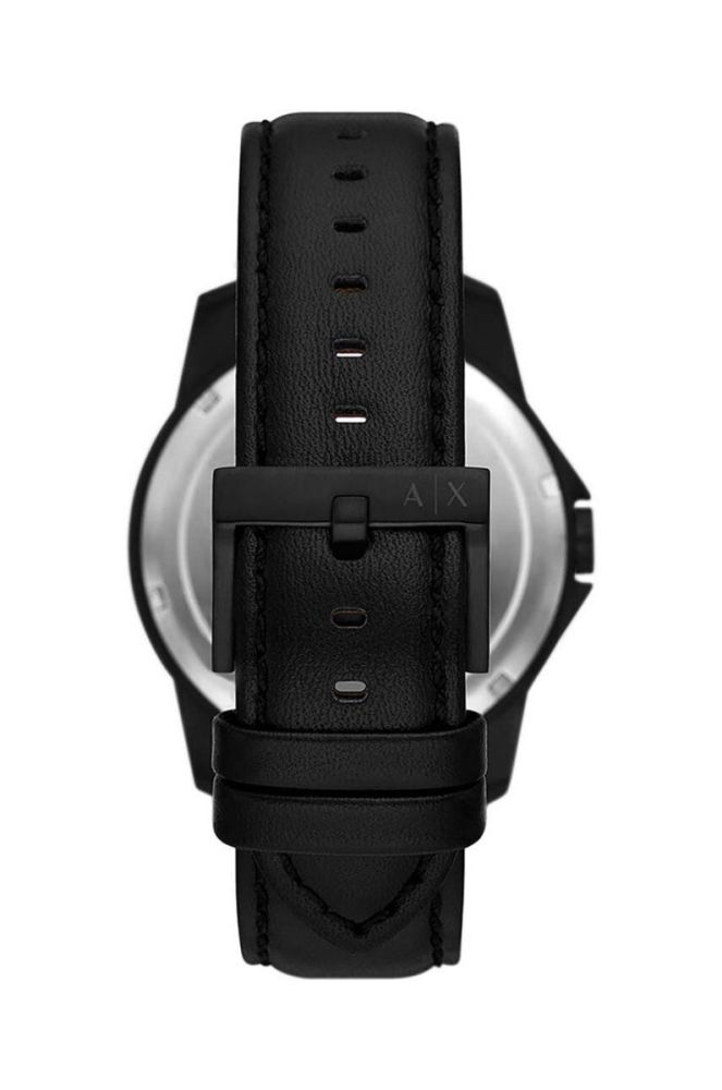 Годинник і браслет Armani Exchange колір чорний фото 4