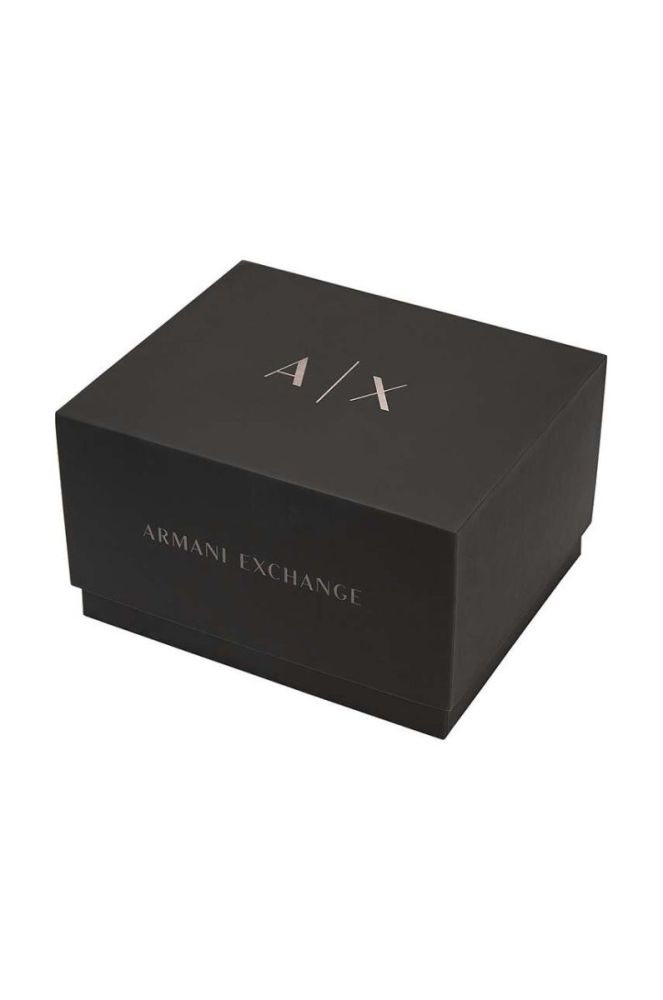 Годинник і браслет Armani Exchange колір чорний фото 7
