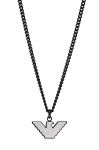 Ланцюжок Emporio Armani чоловічий колір чорний (3309586)