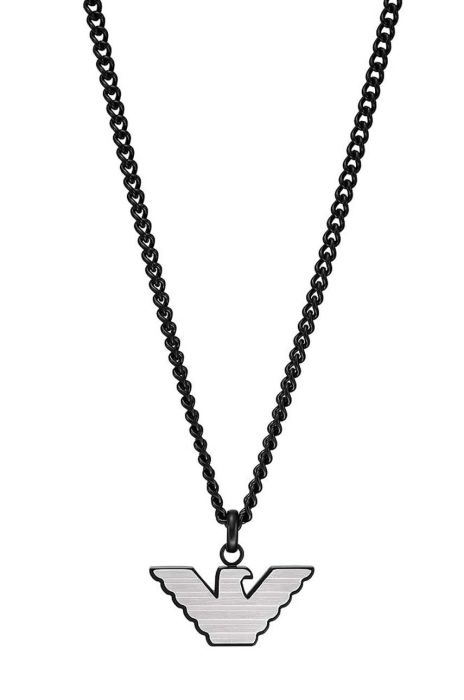 Ланцюжок Emporio Armani чоловічий колір чорний (3309586)