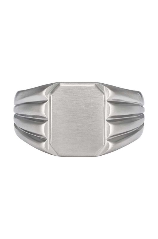 Перстень Fossil чоловічий колір срібний (3309601)