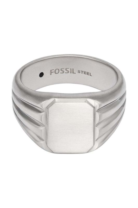 Перстень Fossil чоловічий колір срібний (3309601) фото 2