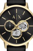 Годинник і браслет Armani Exchange колір чорний (3305554)