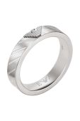 Перстень Emporio Armani чоловічий колір срібний (3378795)