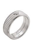 Перстень Emporio Armani чоловічий колір срібний (3337181)