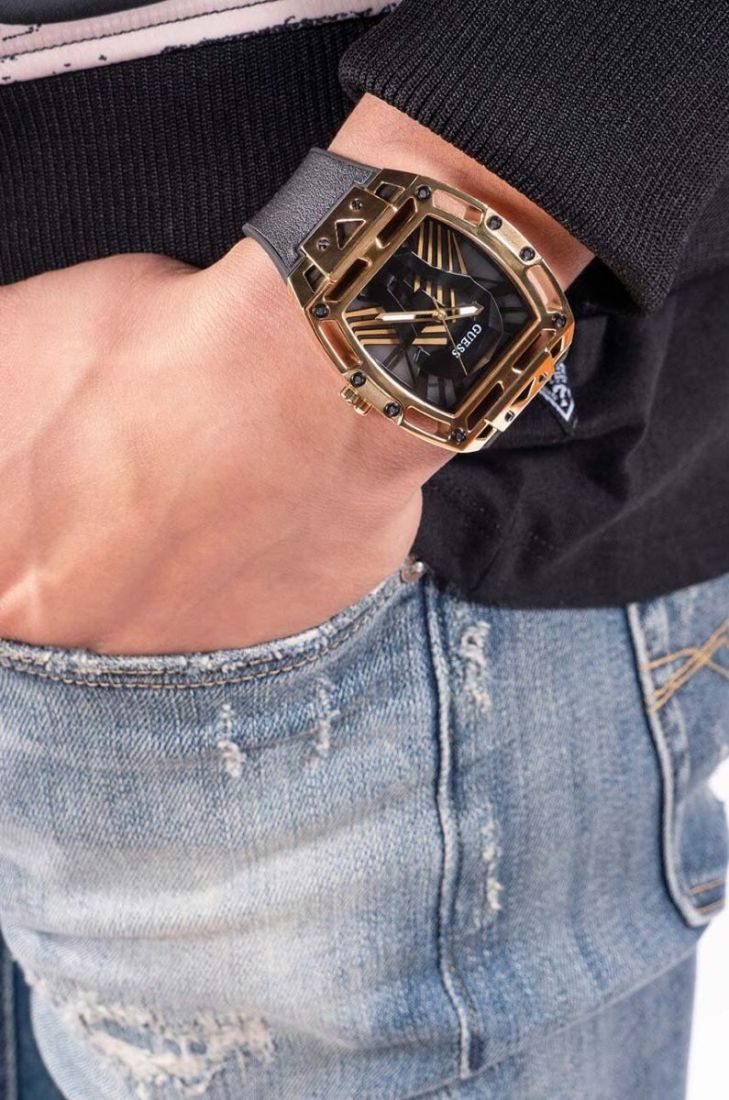 Годинник Guess GW0500G1 чоловічий колір чорний