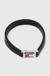 Шкіряний браслет Tommy Hilfiger чоловіча колір чорний (3433789)
