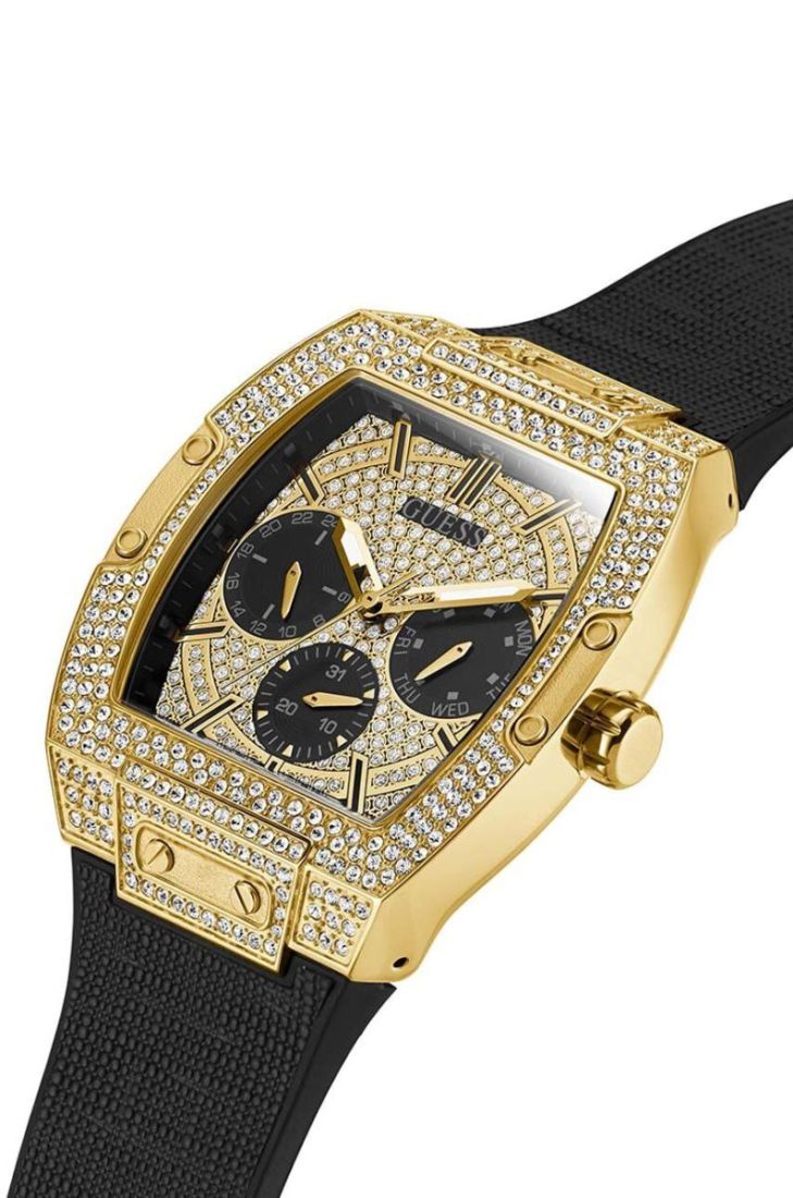 Годинник Guess GW0048G2 чоловічий колір чорний