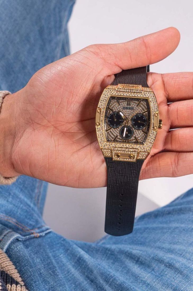 Годинник Guess GW0048G2 чоловічий колір чорний