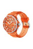 Годинник Emporio Armani чоловічий колір помаранчевий
