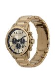 Годинник Armani Exchange чоловічий колір золотий (3388049)