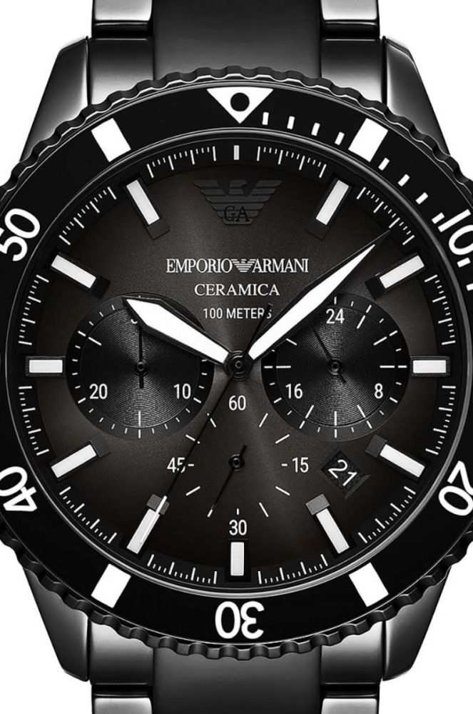 Годинник Emporio Armani чоловічий колір чорний (3473079) фото 2