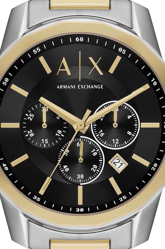 Годинник і браслет Armani Exchange колір чорний (3457900) фото 2