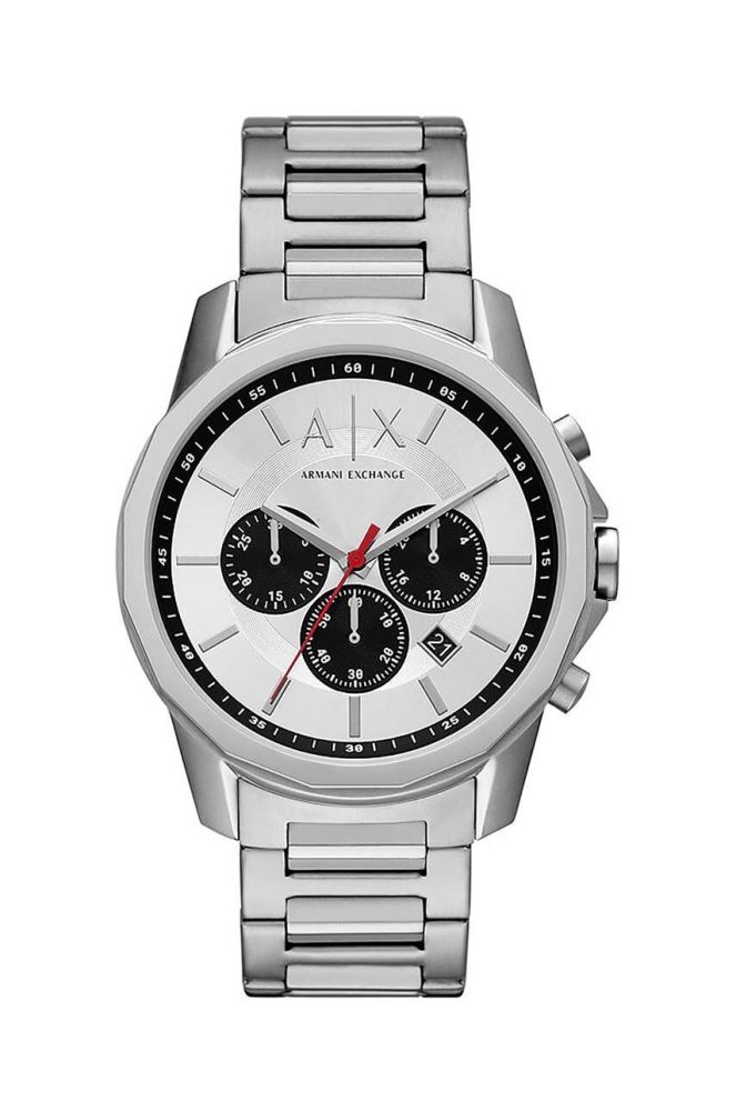 Годинник Armani Exchange чоловічий колір срібний (3457901)