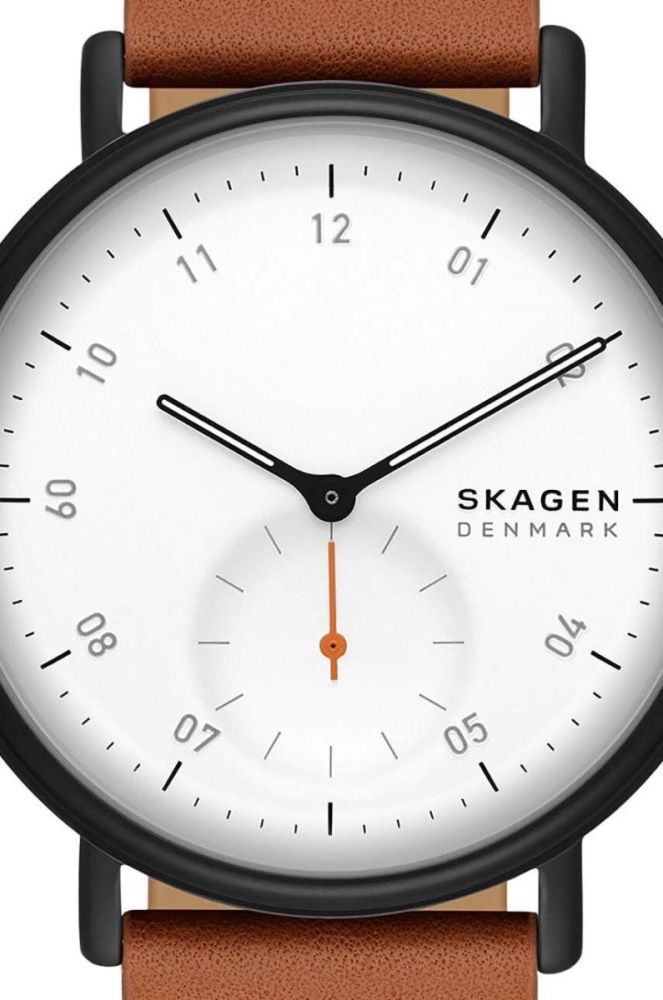 Годинник Skagen чоловічий колір коричневий (3473089) фото 2