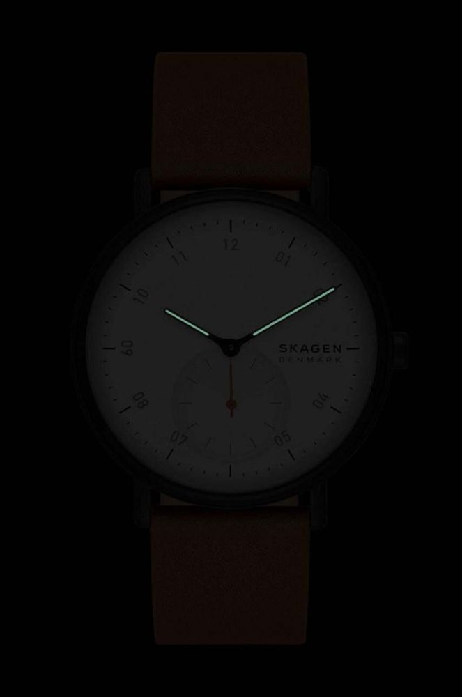 Годинник Skagen чоловічий колір коричневий (3473089) фото 5