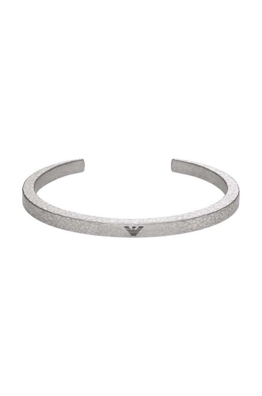 Браслет Emporio Armani чоловіча колір срібний (3511140)