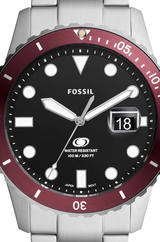 Годинник Fossil чоловічий колір срібний (3461453) фото 2