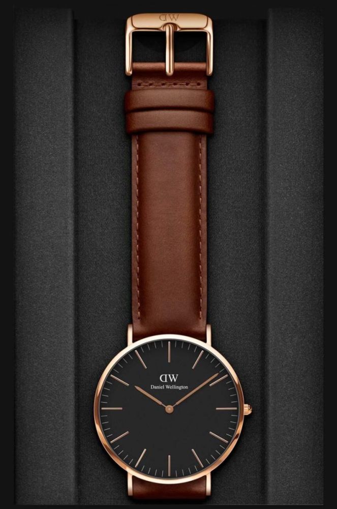 Годинник Daniel Wellington Classic 40 St Mawes чоловічий колір чорний фото 2