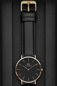 Годинник Daniel Wellington Classic 40 Sheffield чоловічий колір чорний