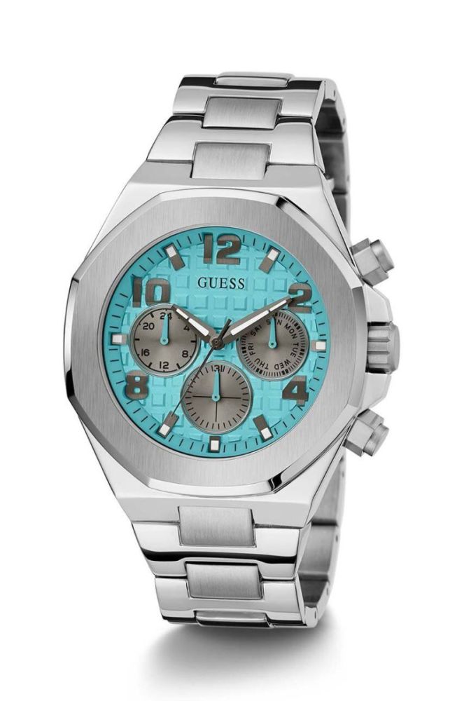 Годинник Guess чоловічий колір срібний (3617029) фото 2