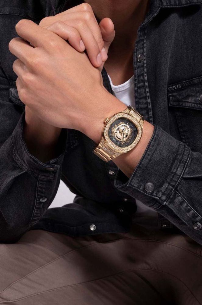 Годинник Guess чоловічий колір золотий (3617032) фото 8
