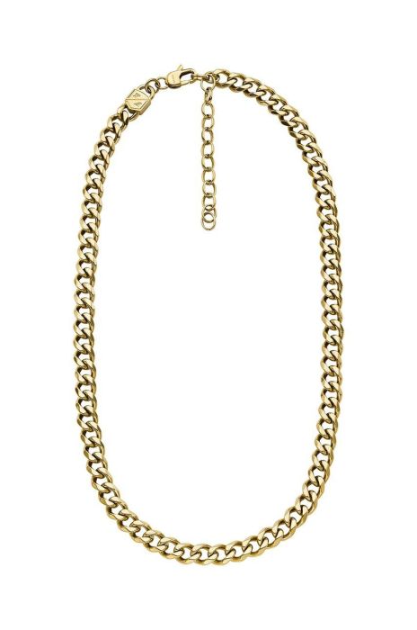 Ланцюжок Fossil чоловічий колір золотий (3683263)