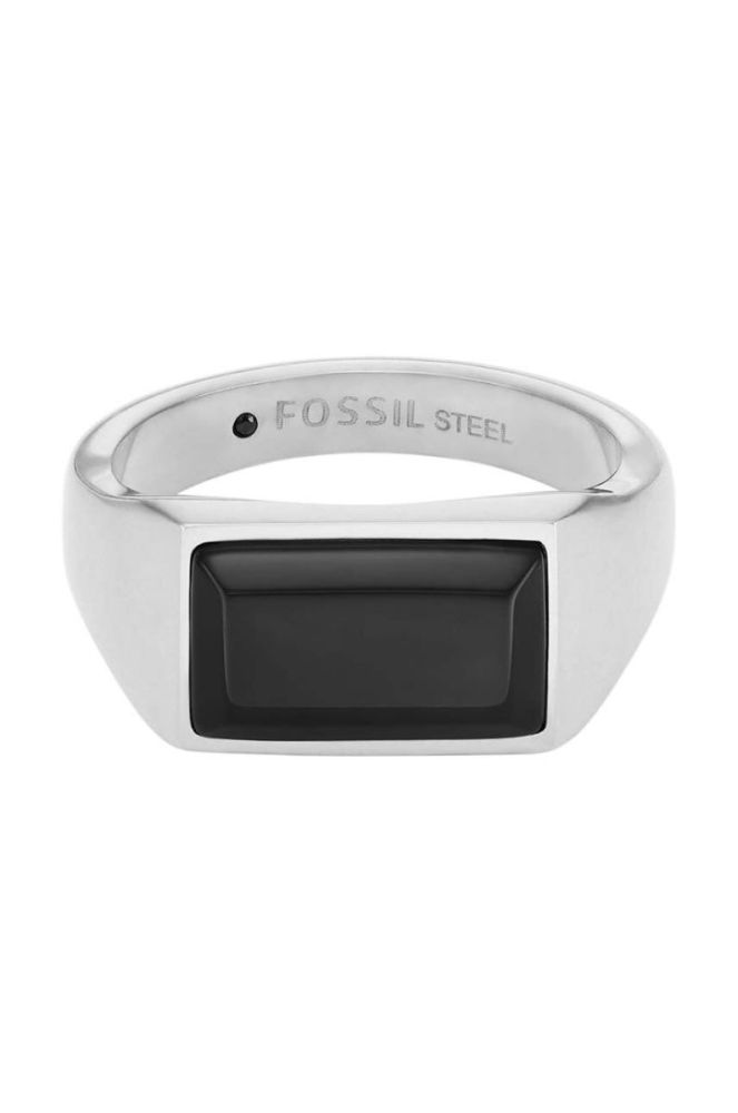 Перстень Fossil чоловічий колір срібний (3683265) фото 2