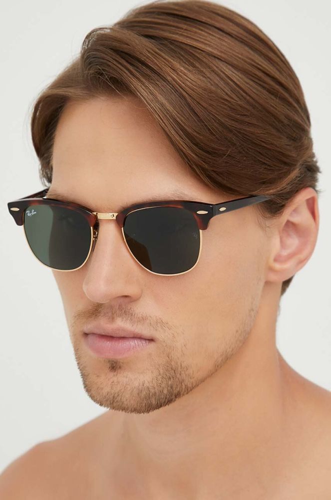 Окуляри Ray-Ban чоловічі колір коричневий (796060)