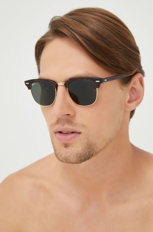 Окуляри Ray-Ban чоловічі колір коричневий (2514098)