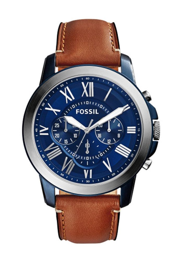 Fossil - Годинник FS5151 колір коричневий