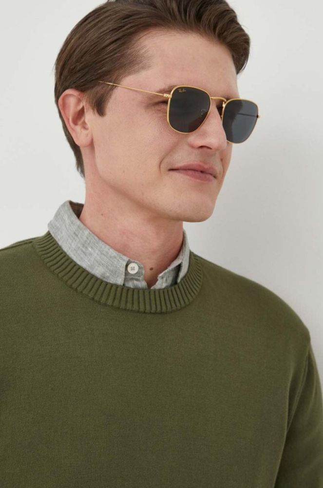 Ray-Ban Сонцезахисні окуляри колір золотий фото 2