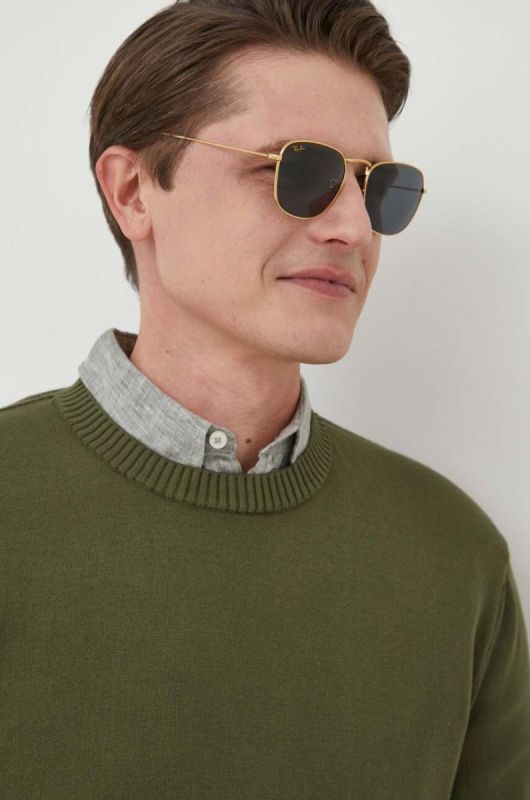 Ray-Ban Сонцезахисні окуляри колір золотий фото 2