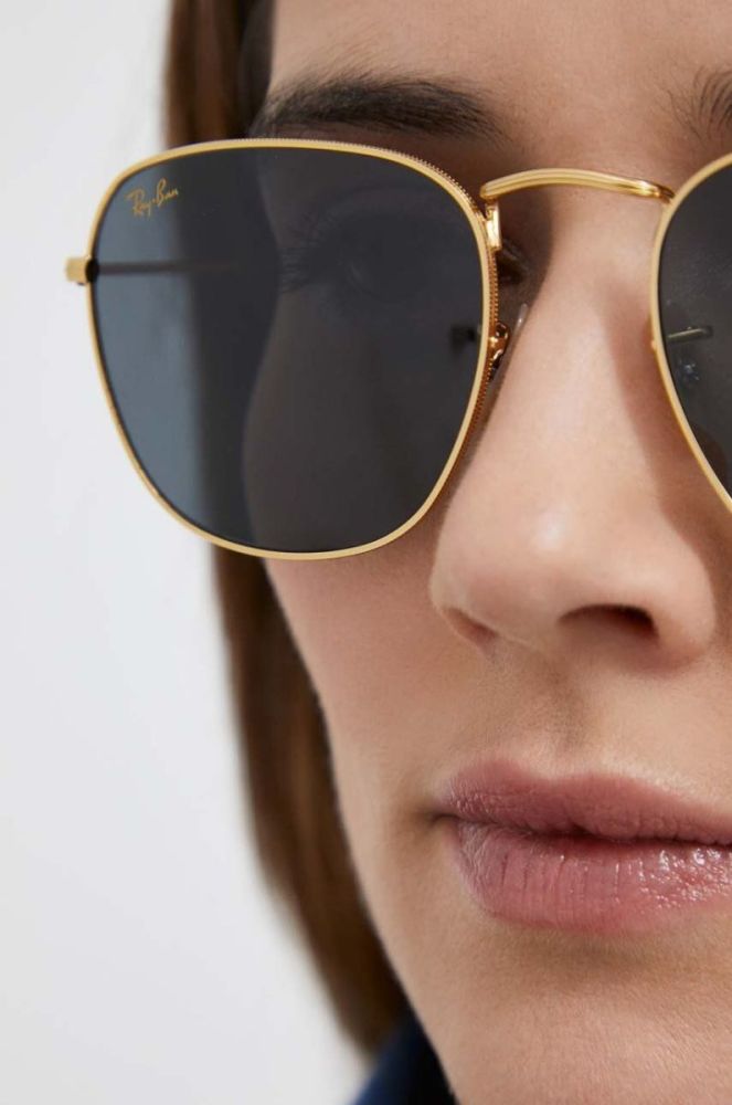 Ray-Ban Сонцезахисні окуляри колір золотий фото 8