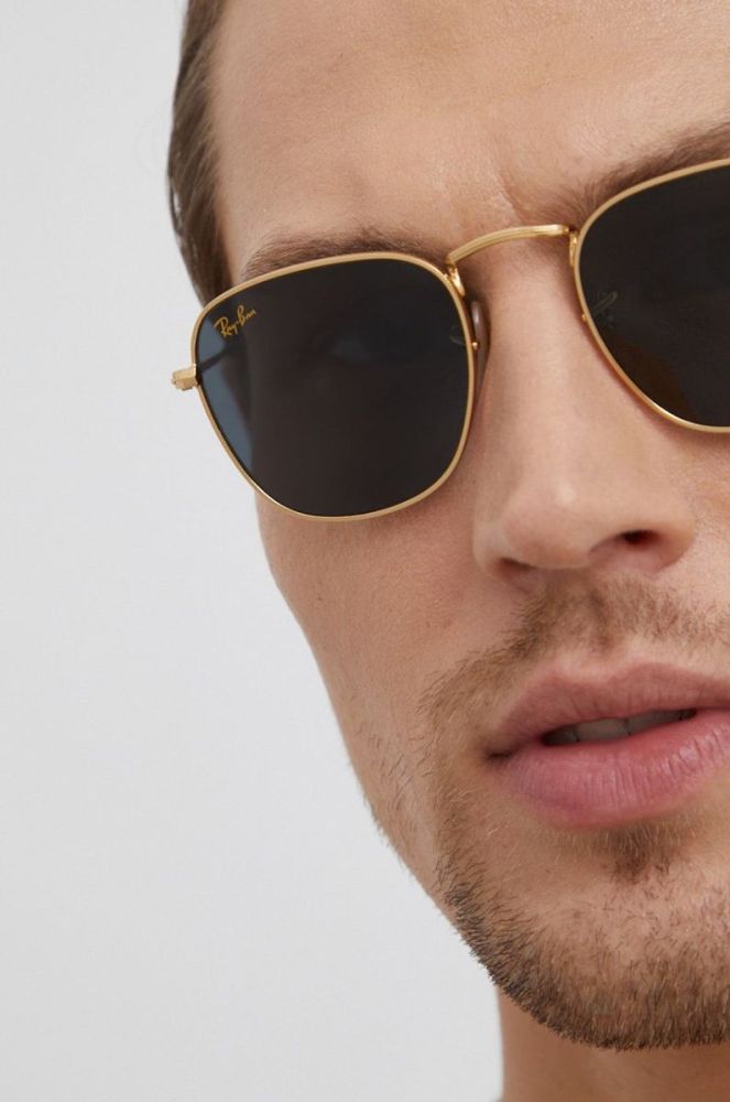 Ray-Ban - Сонцезахисні окуляри колір золотий (622409) фото 10
