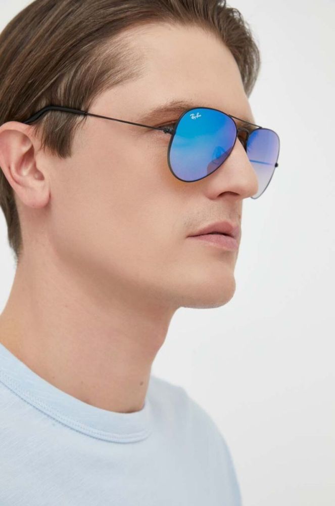 Ray-Ban - Окуляри Aviator колір чорний фото 9