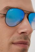 Ray-Ban - Окуляри Aviator колір чорний