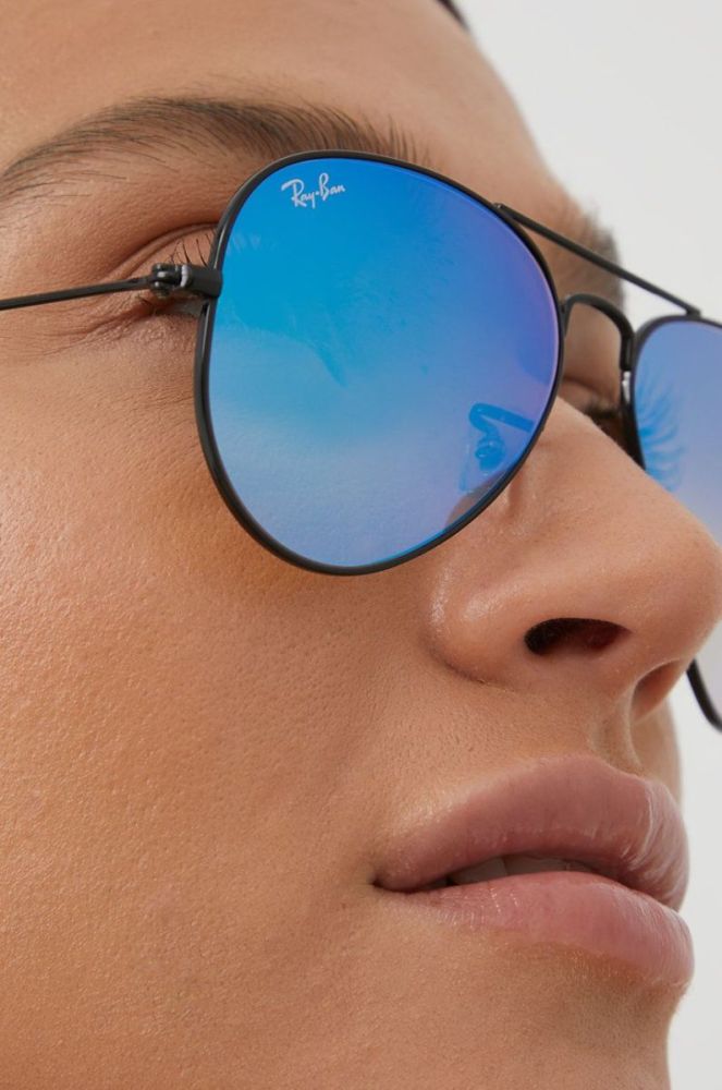 Ray-Ban - Окуляри Aviator колір чорний фото 8