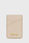 Чохол на банківські карти на магніті Guess колір золотий