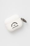 Чохол для Airpods Pro Karl Lagerfeld колір білий