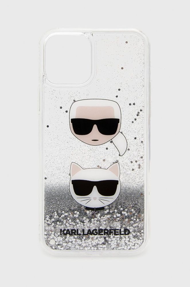 Чохол на телефон Karl Lagerfeld колір срібний iPhone 12/12 Pro