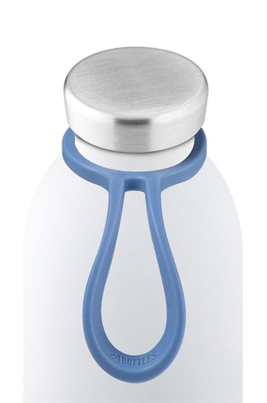 24bottles - Крючок для бутылки Bottle.Tie.Lightblue-Blue цвет голубой